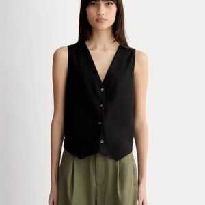 Everlane THE VEST IN STRETCH LINEN